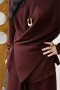 The Burgundy Ease Co-Ord Set