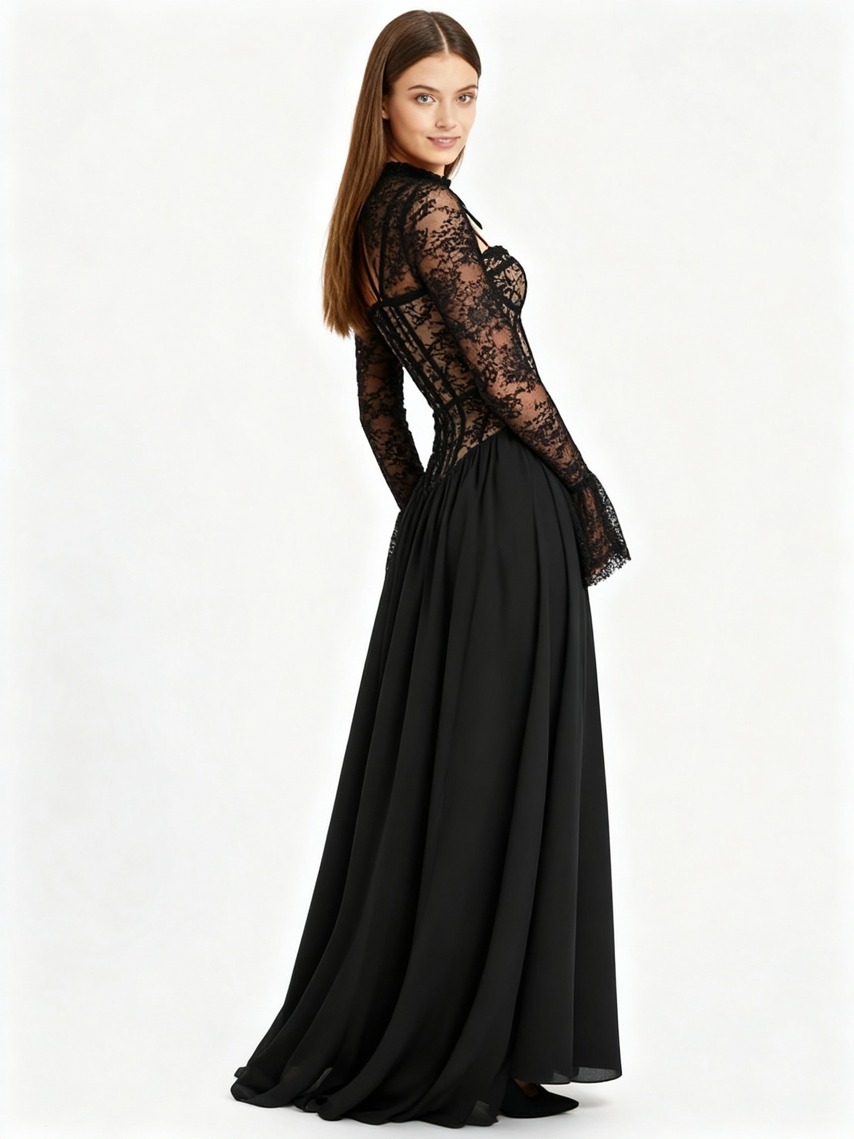 Contemporary elegant maxi dress