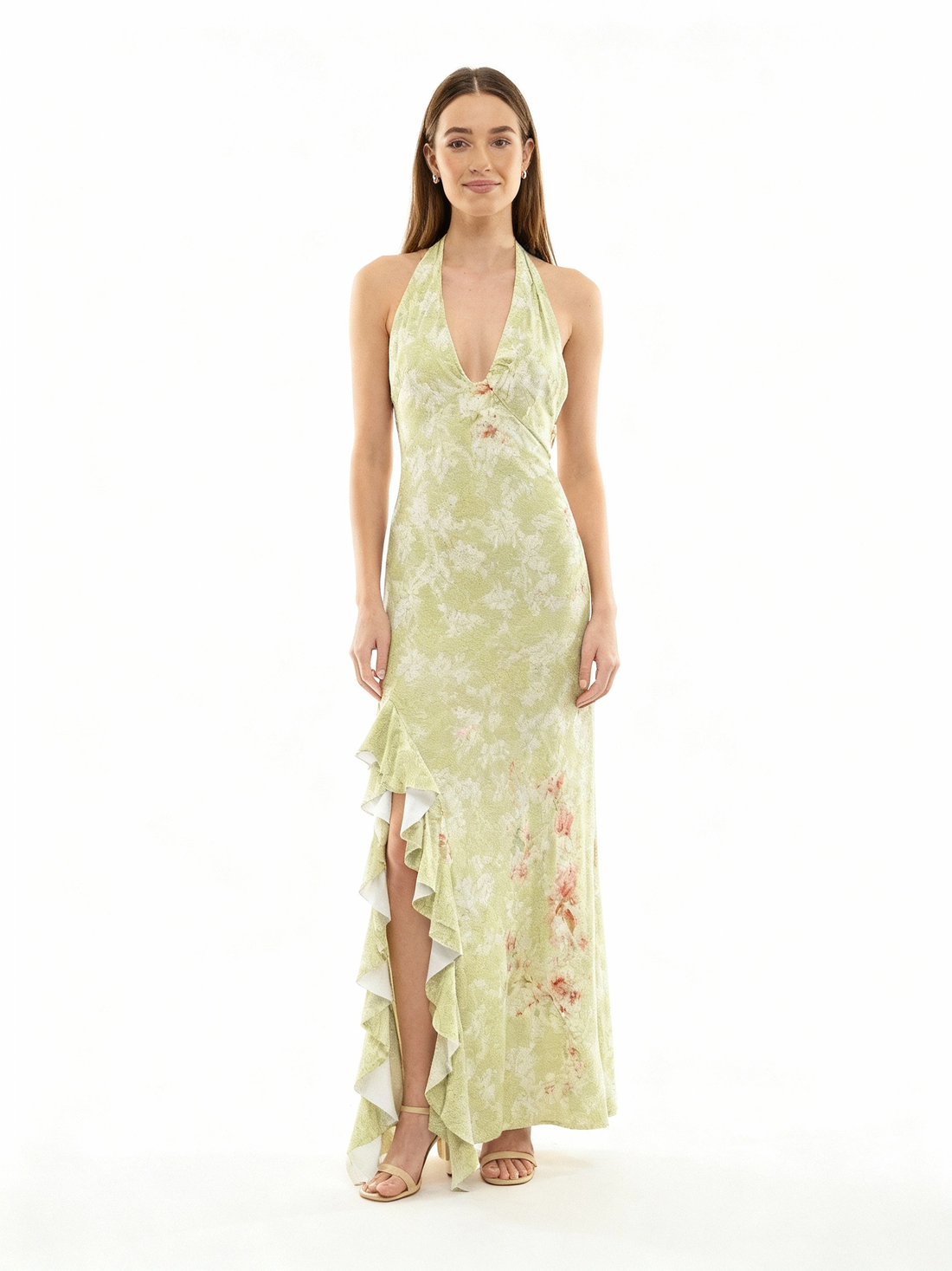 Verdant beach maxi dress