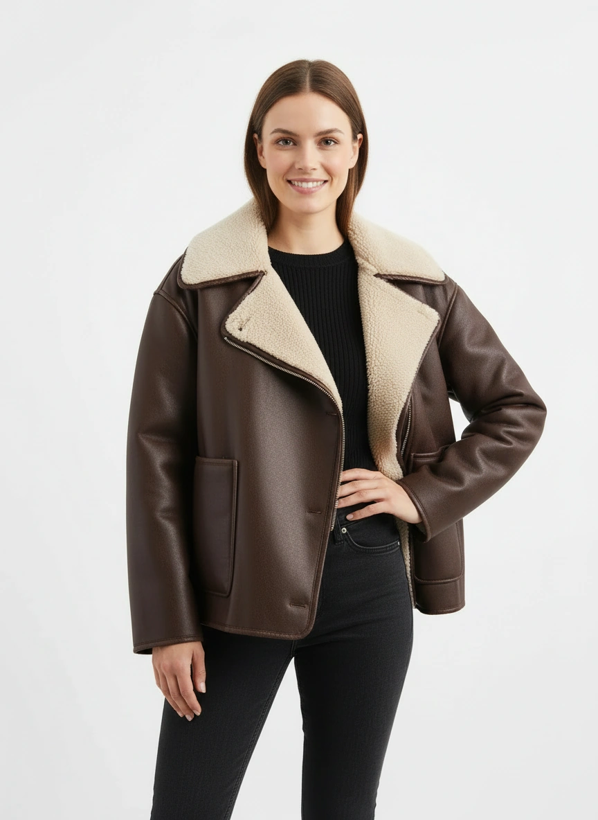 Refined wool winter coat