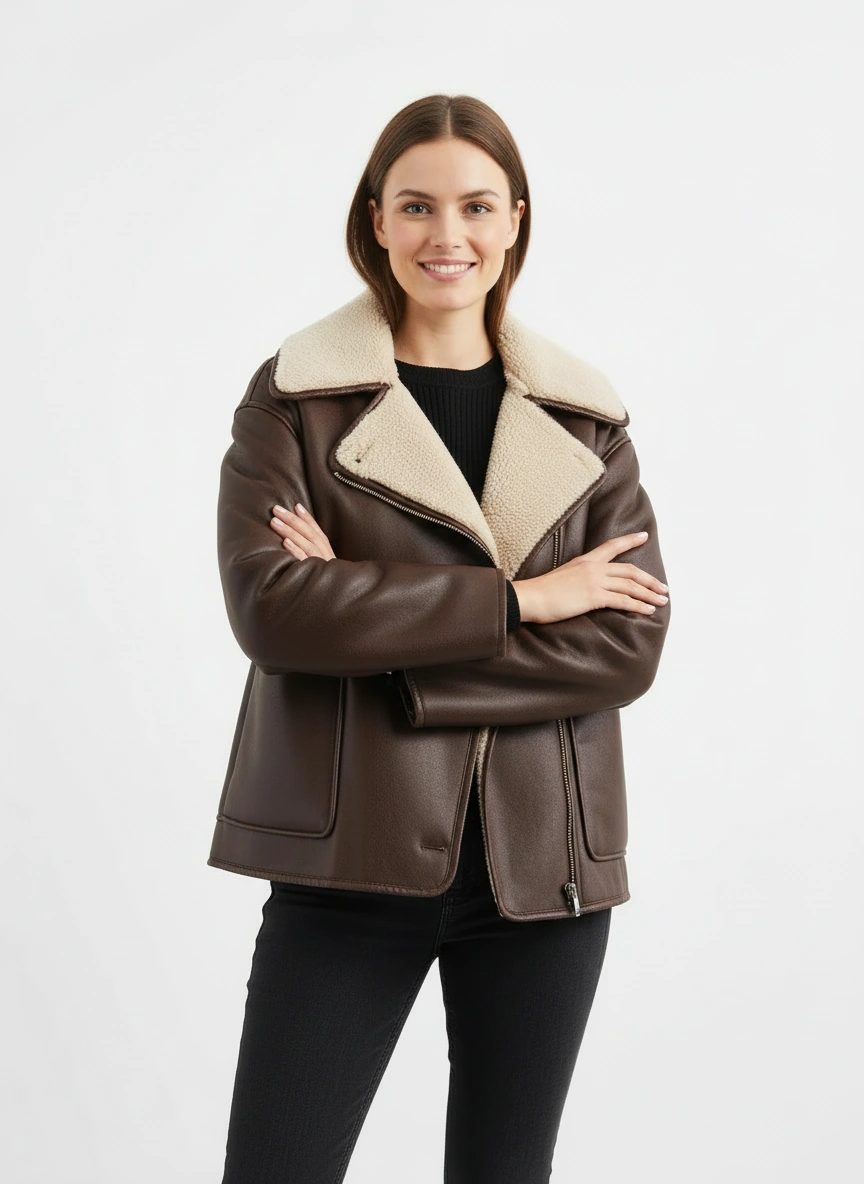Refined wool winter coat
